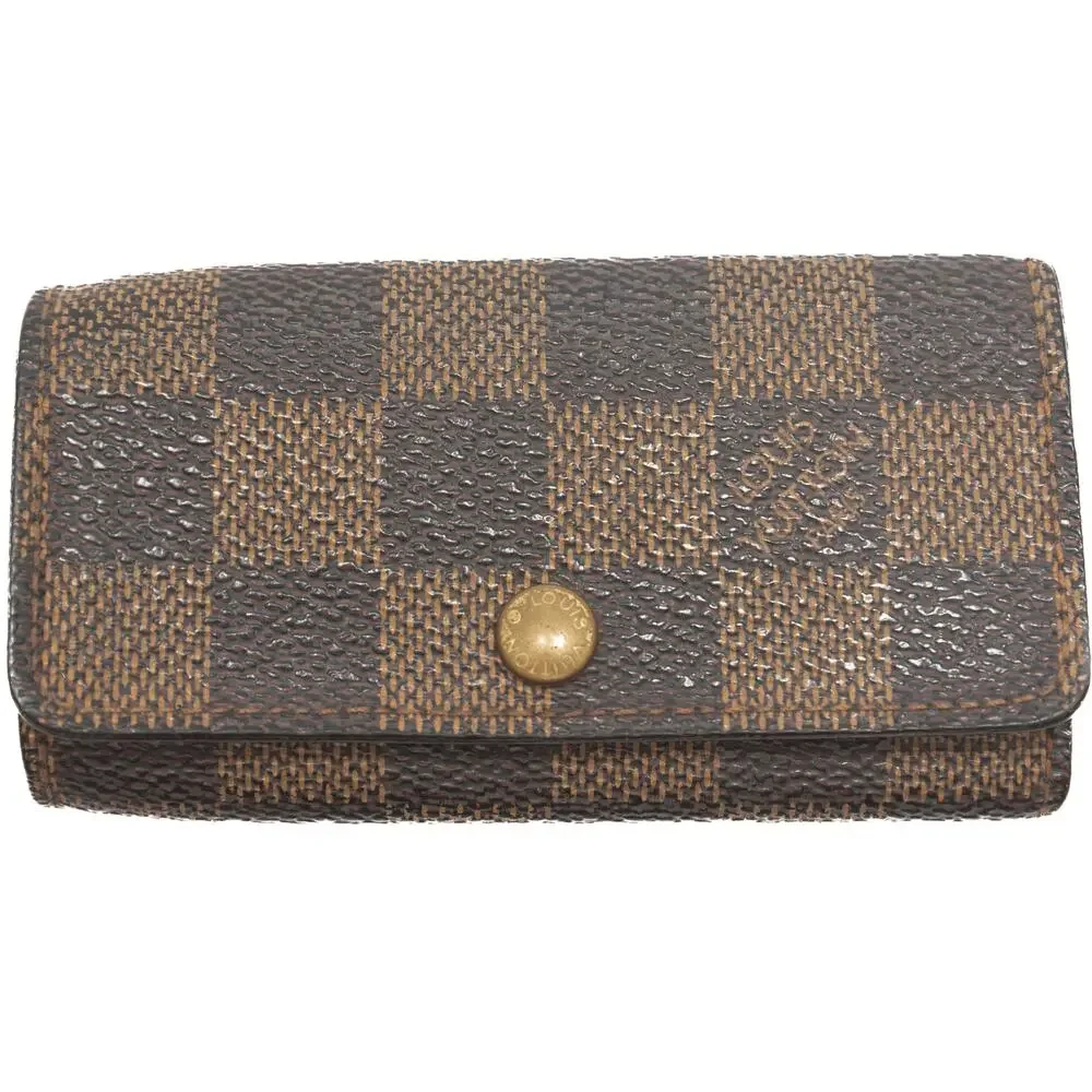 Authentic Louis Vuitton Damier Ebene Multicles 4 Key Holder 2006 France